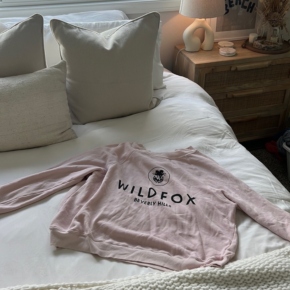 Wild Fox Beverly Hills Pink Sweat Shirt